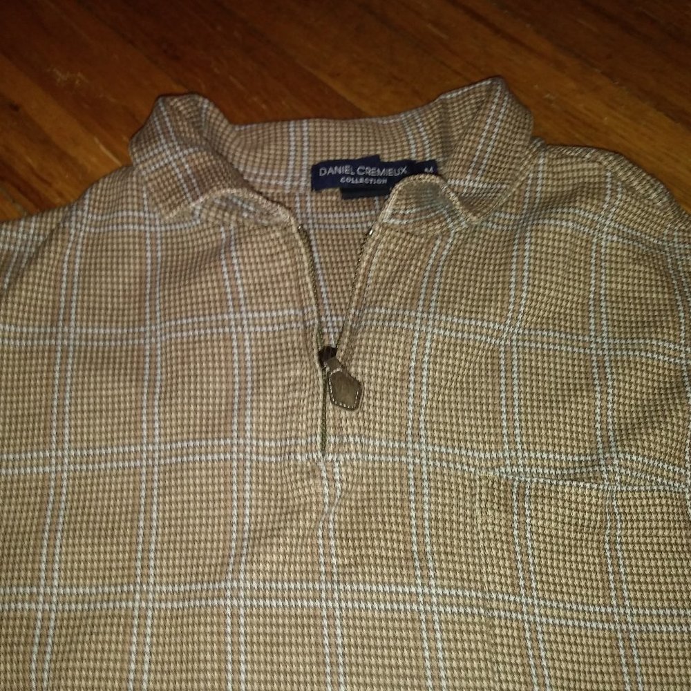 Daniel Cremieux Long Sleeve Polo with Zipper